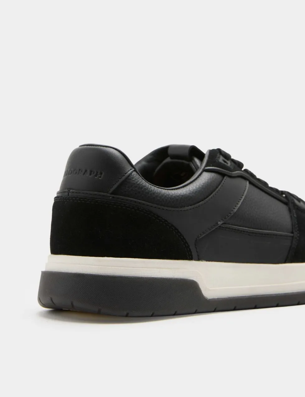 Leather Lace Up Casual Trainers