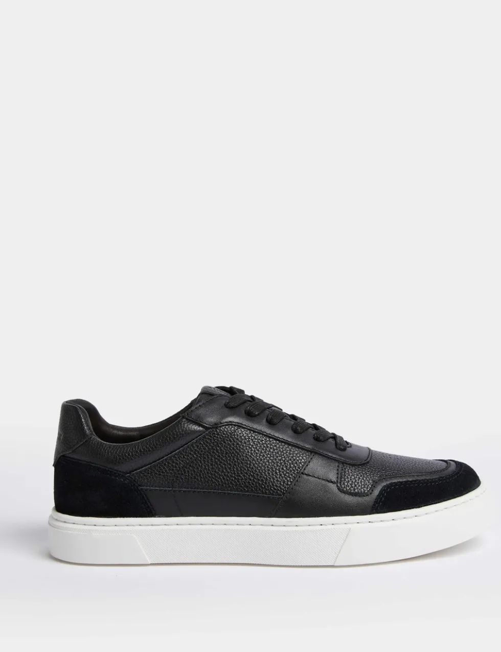 Leather Lace Up Performance Trainers with Freshfeet™
