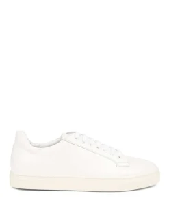 Leather Lace Up Trainers