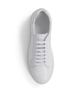 Leather Lace Up Trainers