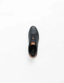 Leather Lace Up Trainers
