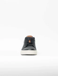 Leather Lace Up Trainers