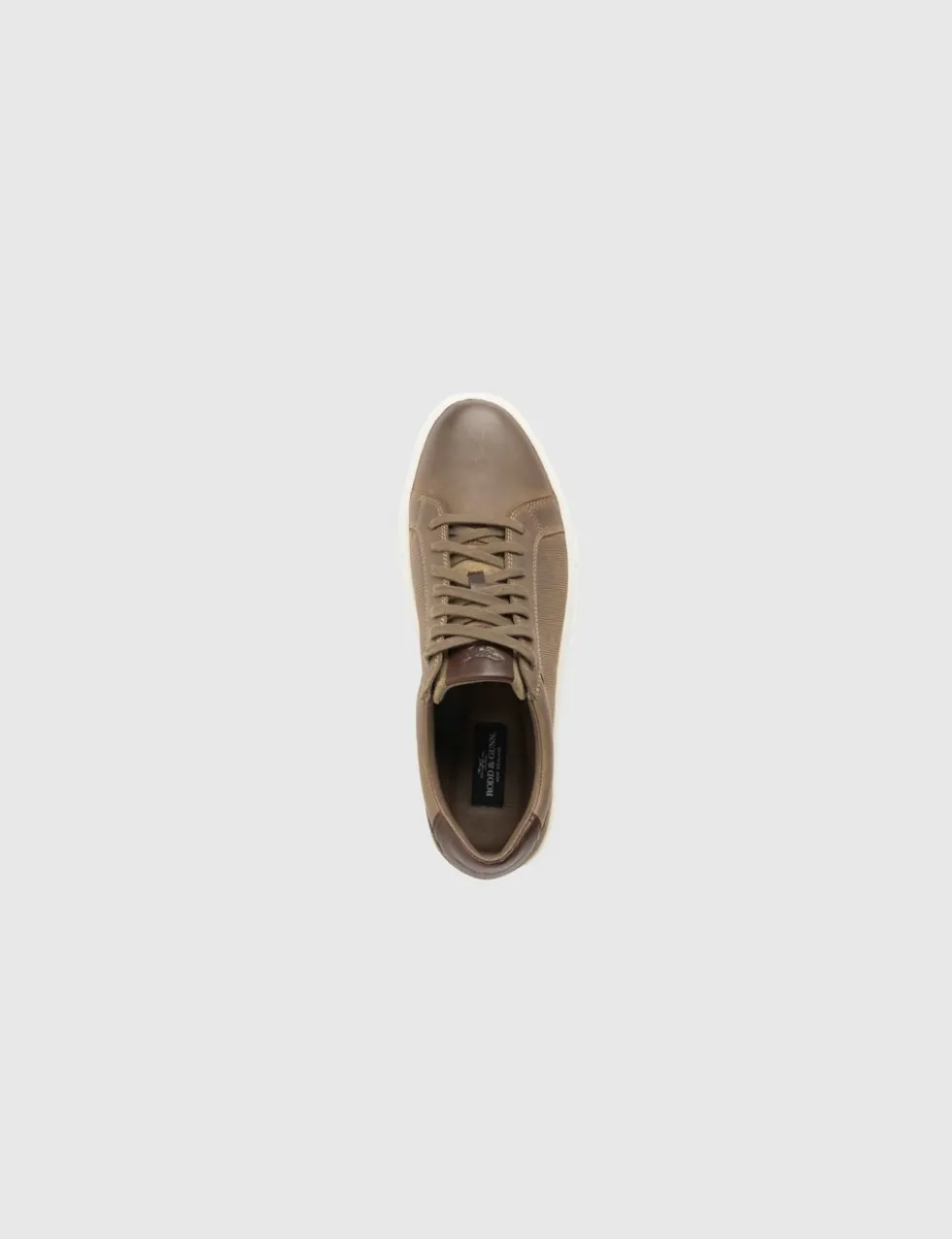 Leather Lace Up Trainers