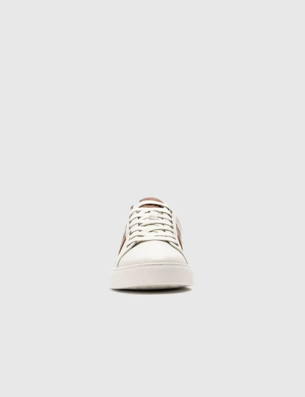 Leather Lace Up Trainers