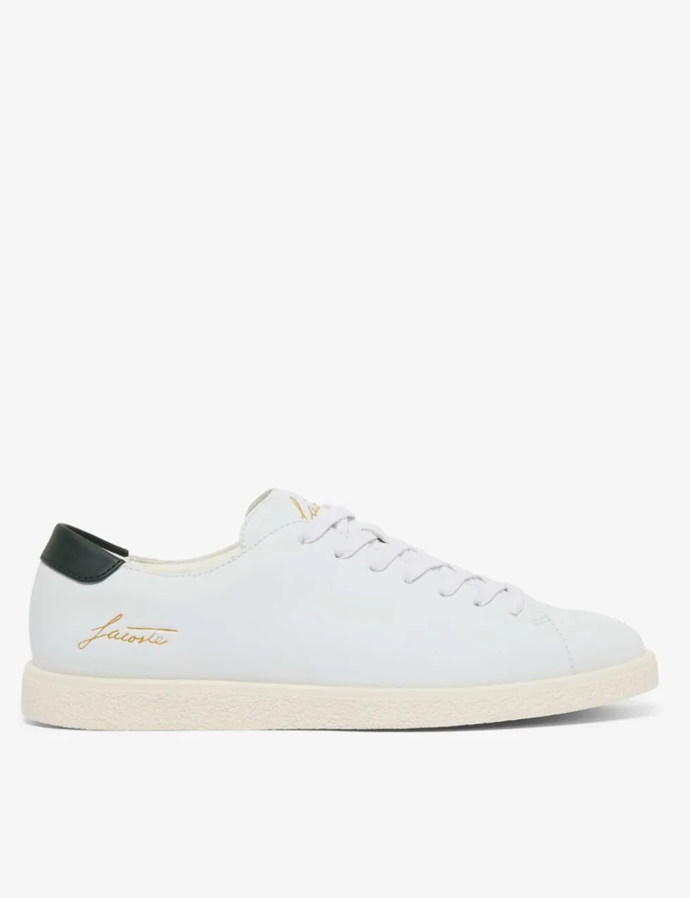 Leather Lace Up Trainers