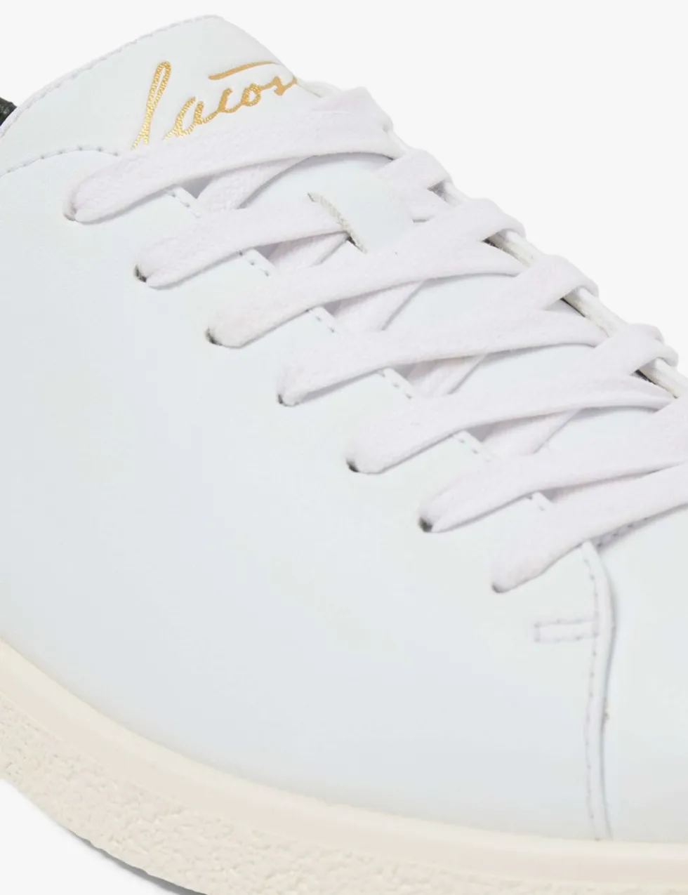 Leather Lace Up Trainers