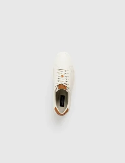 Leather Lace Up Trainers