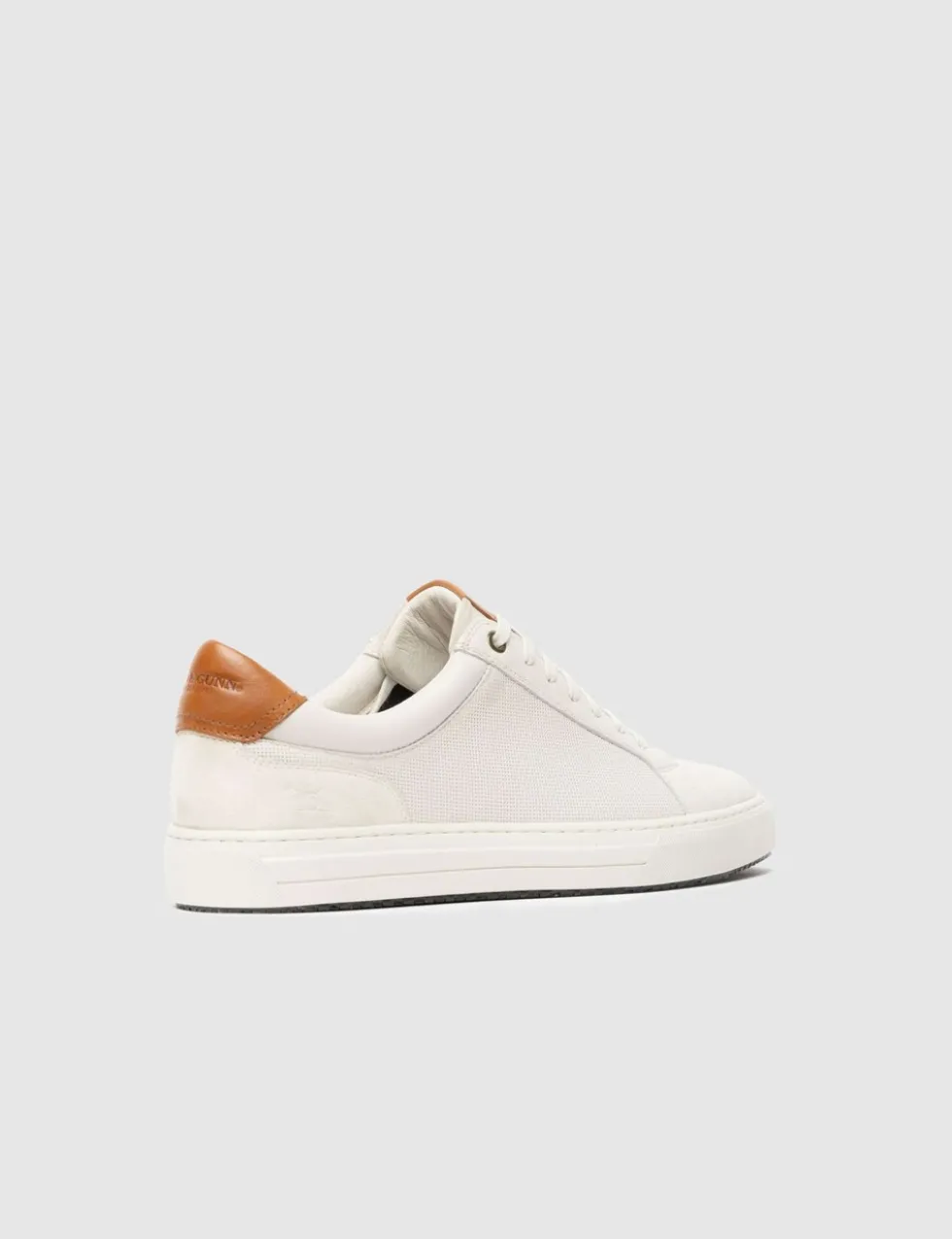 Leather Lace Up Trainers