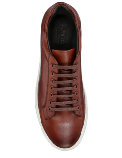 Leather Lace Up Trainers