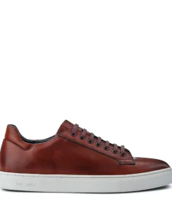 Leather Lace Up Trainers