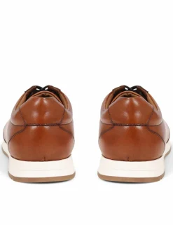 Leather Lace Up Trainers