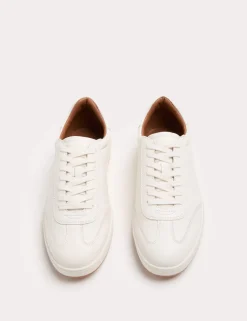 Leather Lace up Trainers