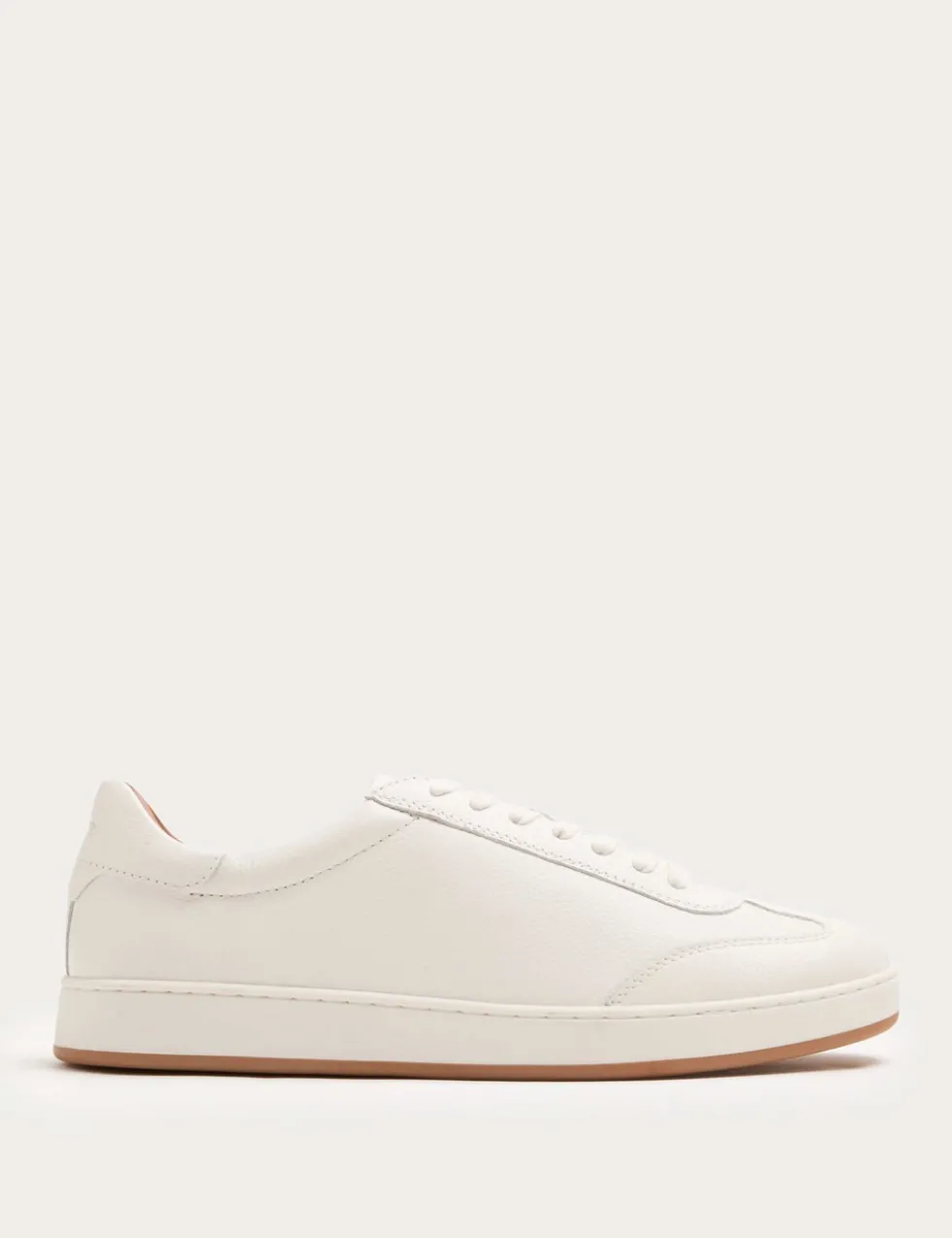 Leather Lace up Trainers