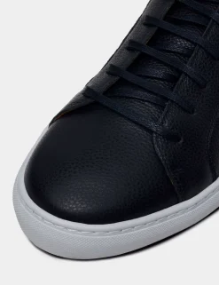 Leather Lace Up Trainers