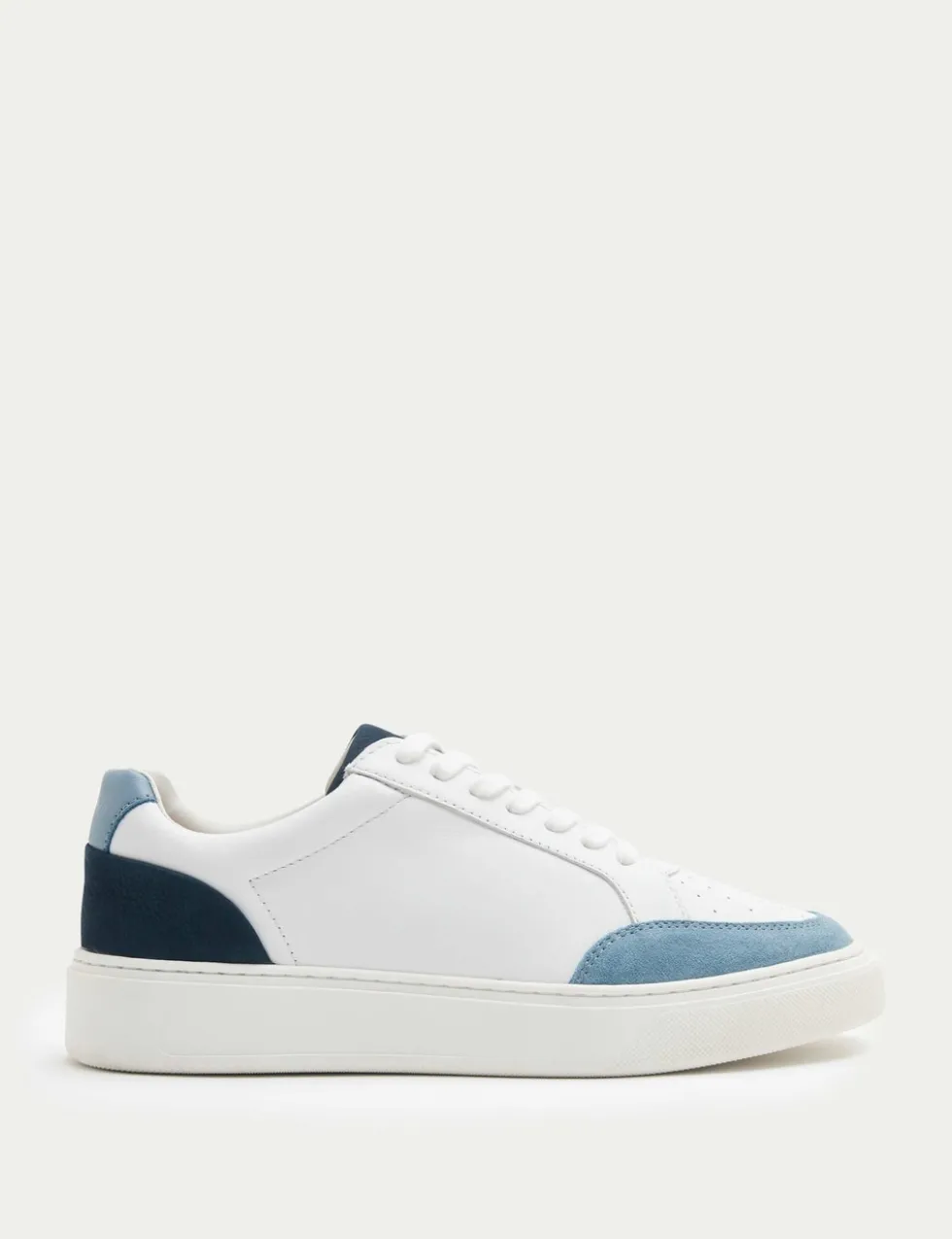 Leather Lace Up Trainers