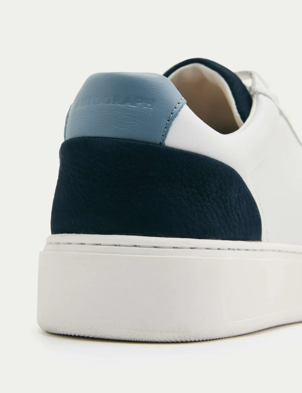 Leather Lace Up Trainers