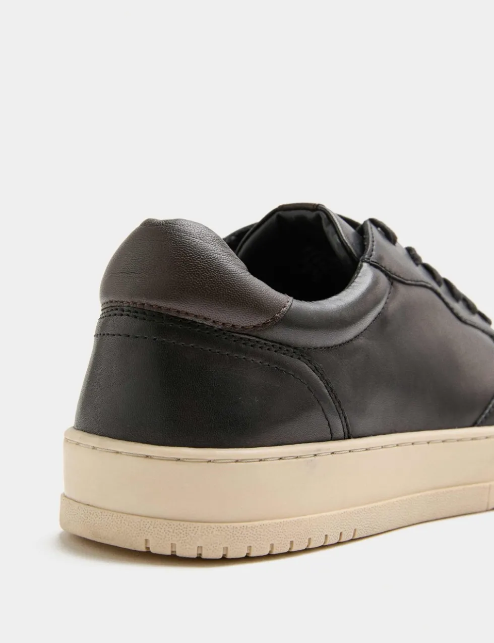 Leather Lace up Trainers