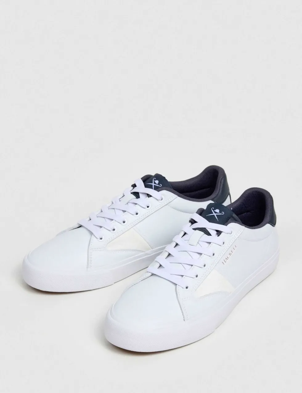 Leather Lace Up Trainers