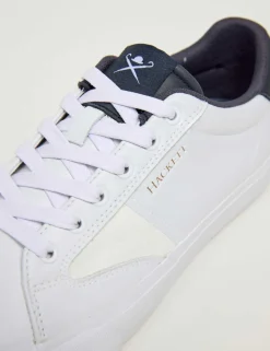 Leather Lace Up Trainers