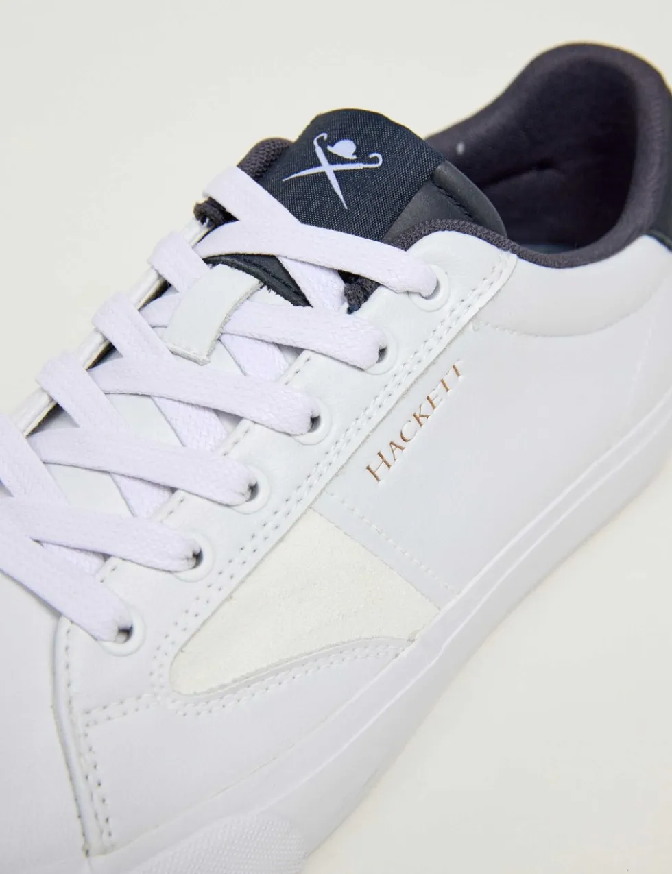 Leather Lace Up Trainers