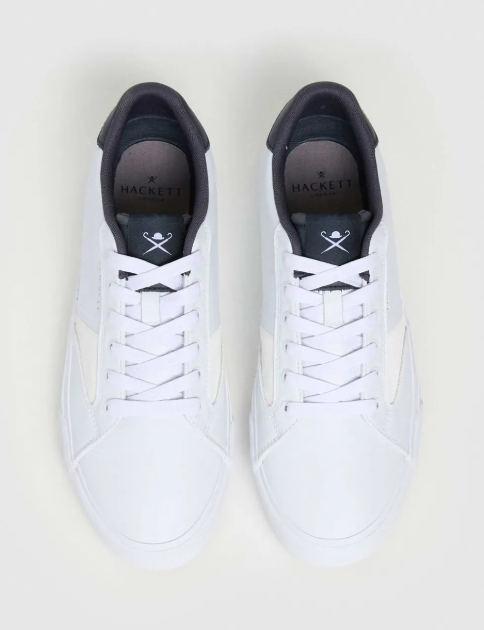 Leather Lace Up Trainers