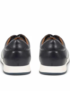 Leather Lace Up Trainers