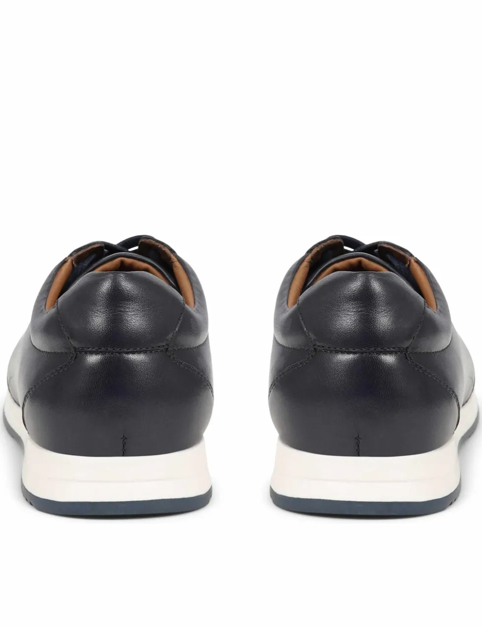 Leather Lace Up Trainers