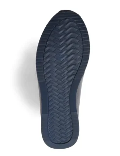 Leather Lace Up Trainers