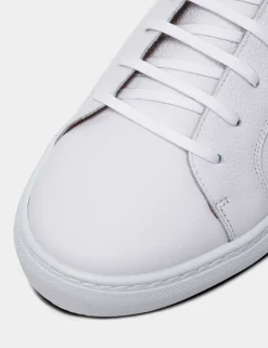 Leather Lace Up Trainers