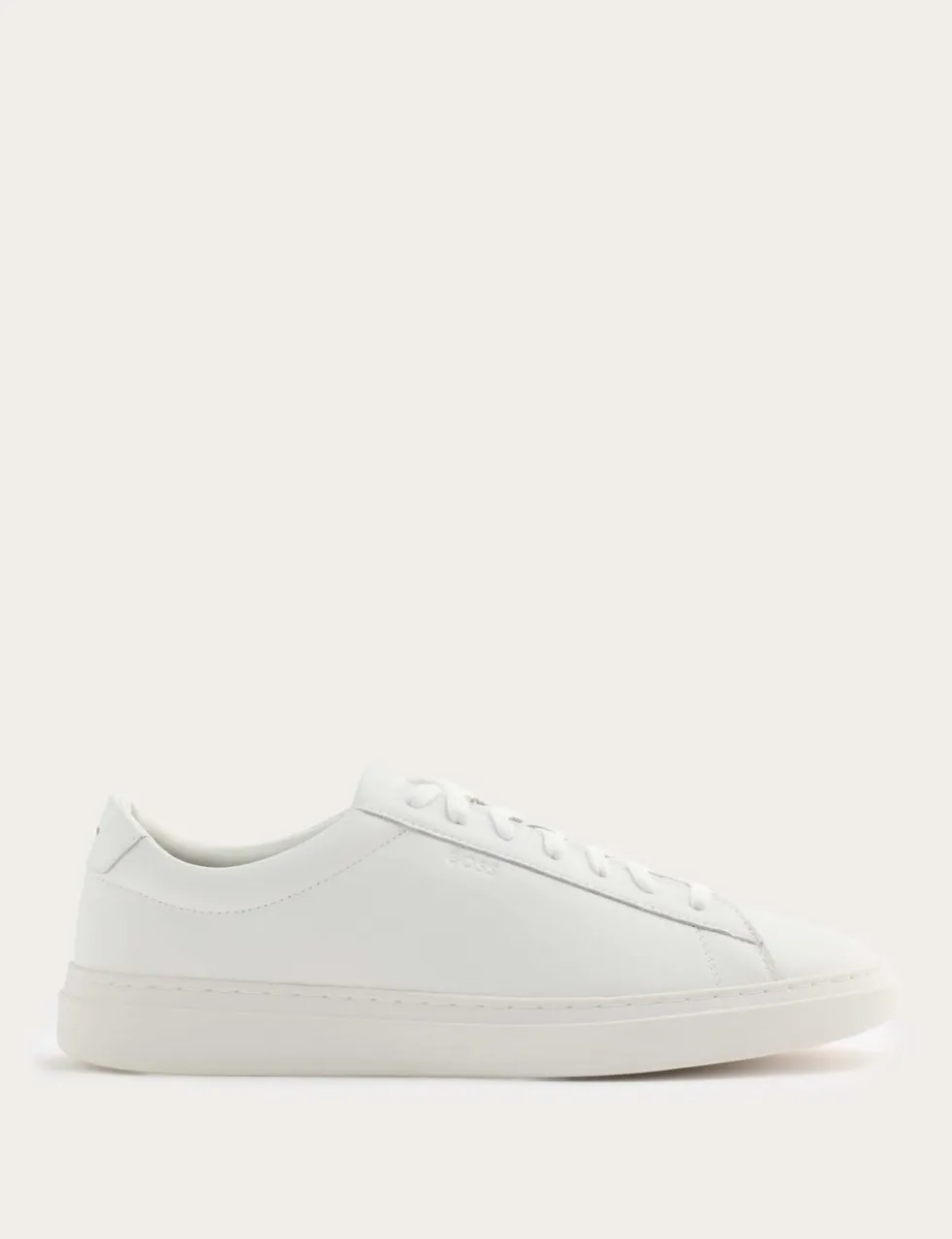 Leather Lace Up Trainers