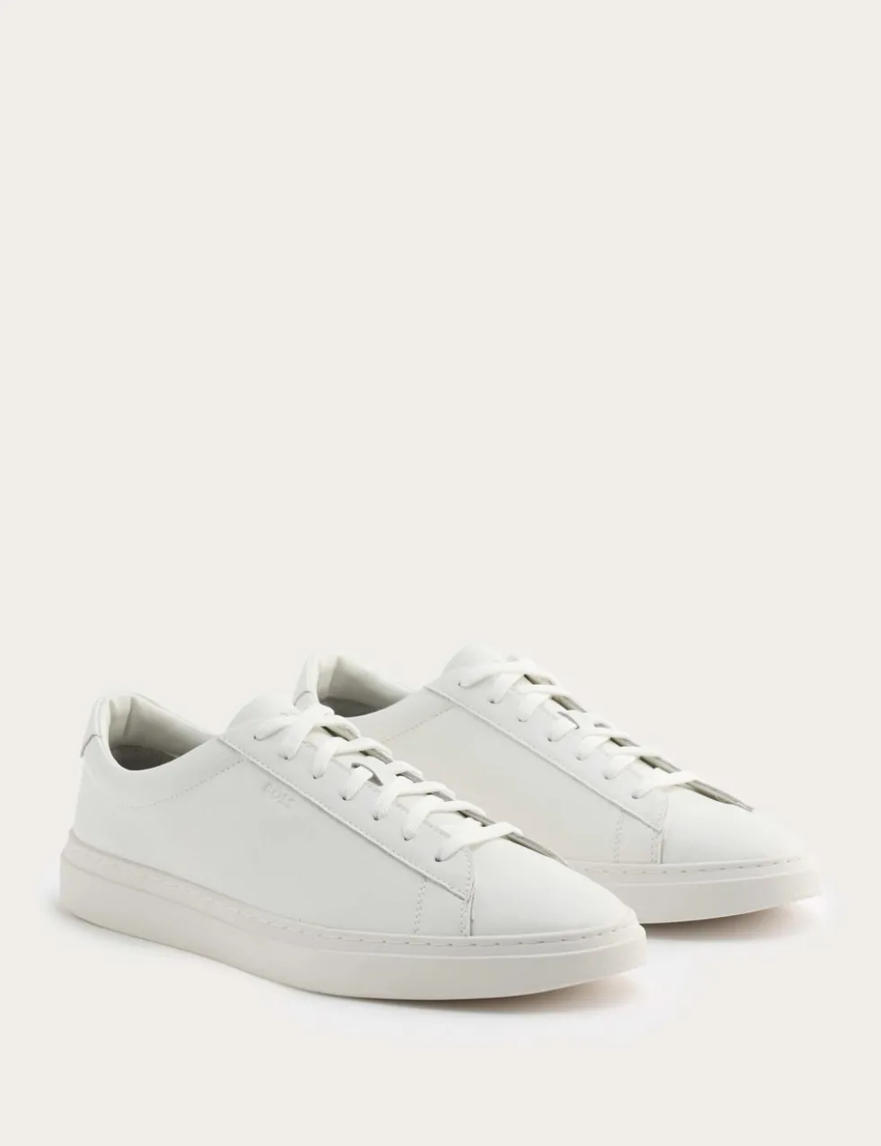 Leather Lace Up Trainers
