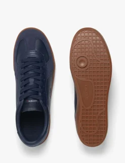 Leather Lace Up Trainers