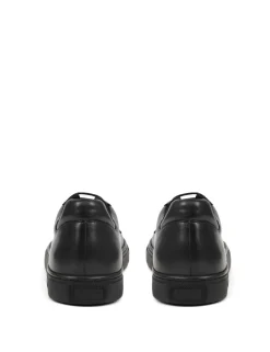 Leather Lace Up Trainers