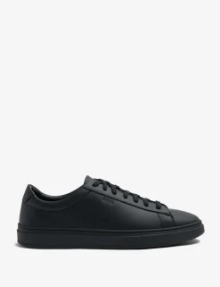 Leather Lace Up Trainers