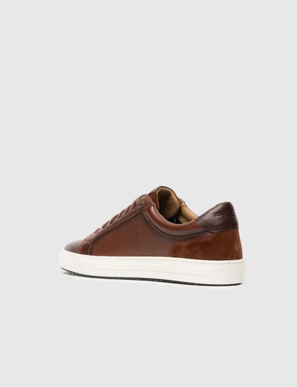 Leather Lace Up Trainers