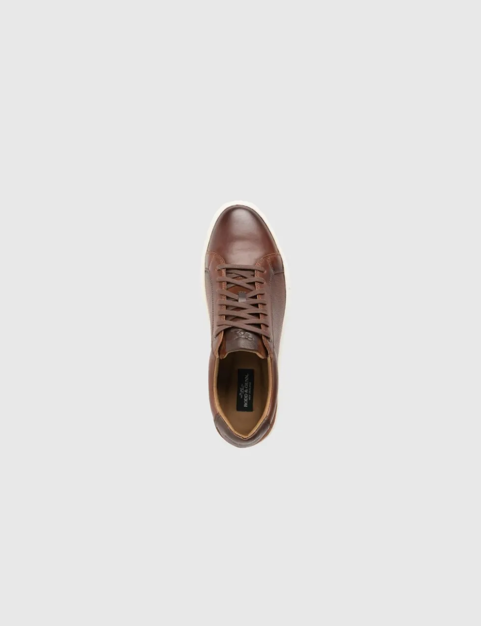Leather Lace Up Trainers