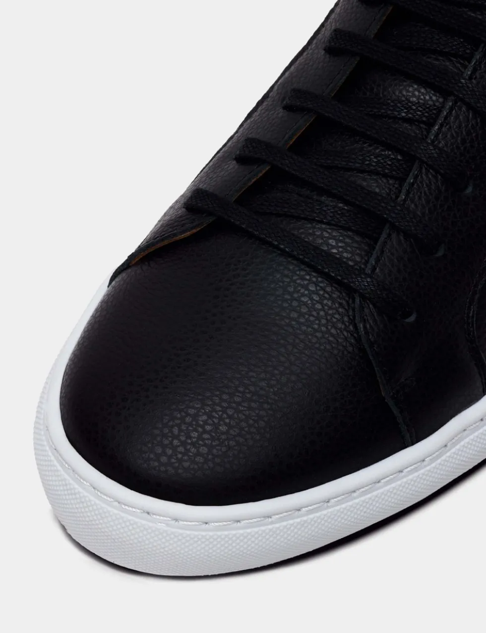 Leather Lace Up Trainers