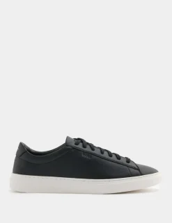 Leather Lace Up Trainers