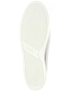Leather Lace-Up Trainers