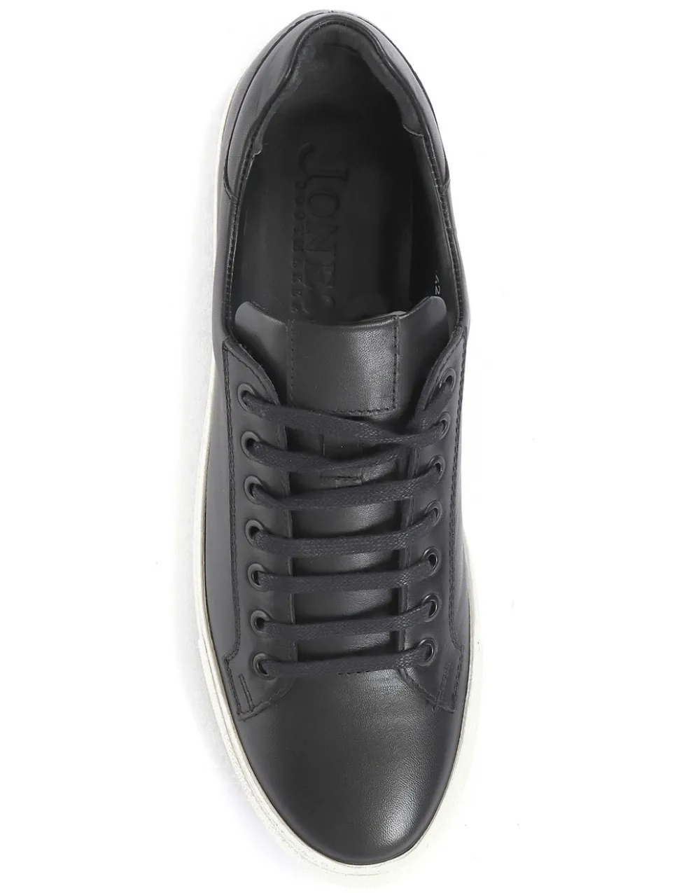 Leather Lace-Up Trainers