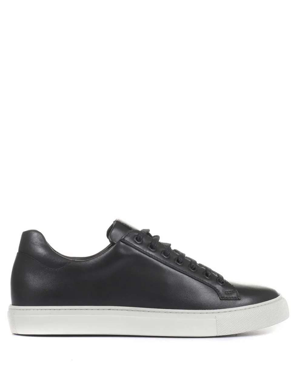 Leather Lace-Up Trainers