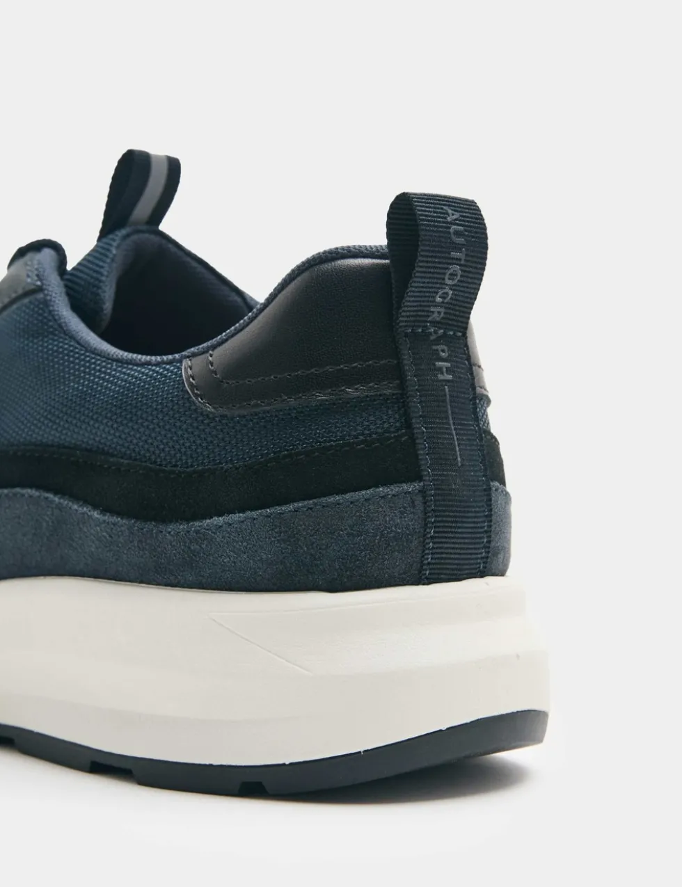 Leather Mix Runner Trainers