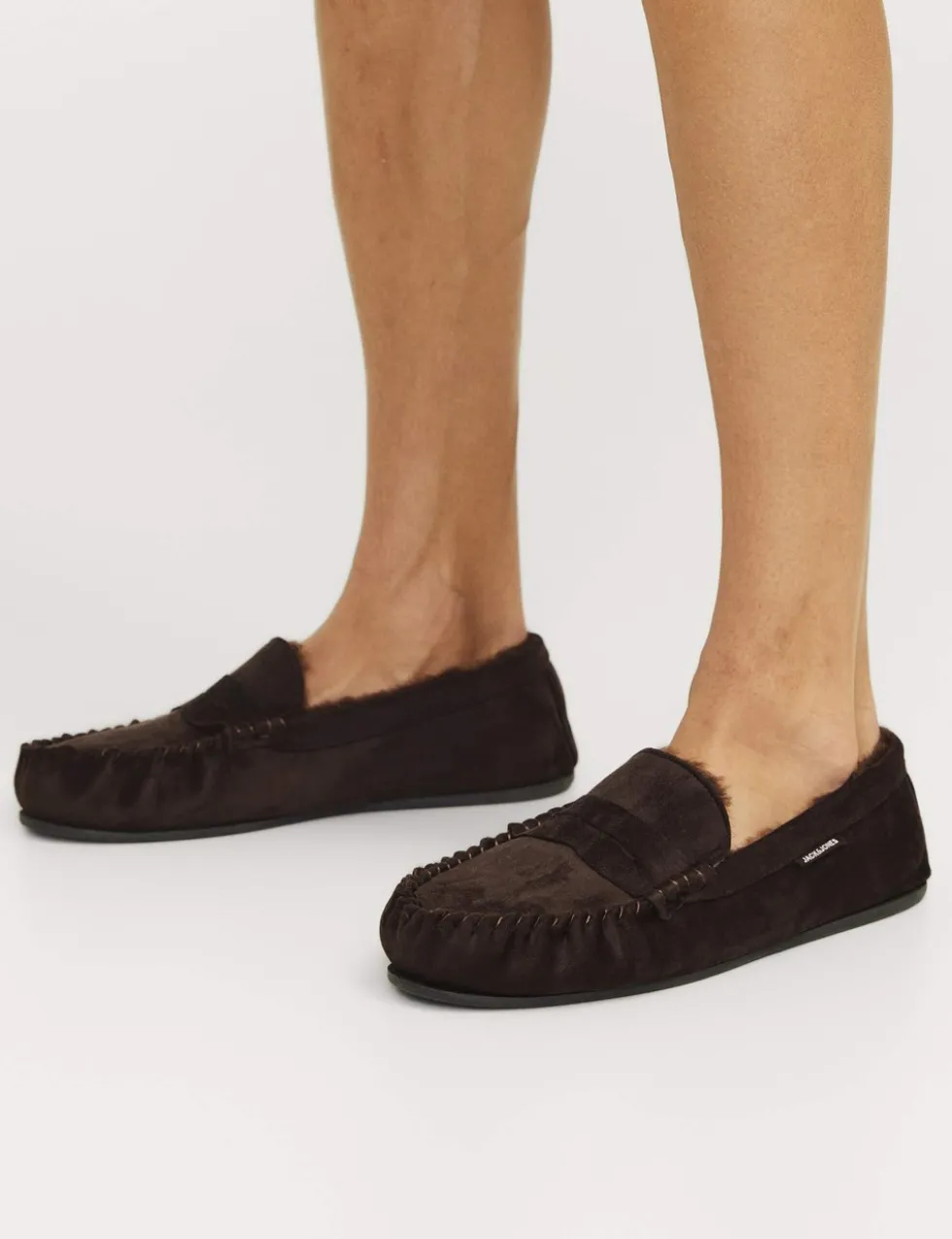 Leather Moccasin Slippers