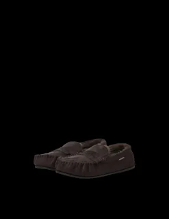 Leather Moccasin Slippers