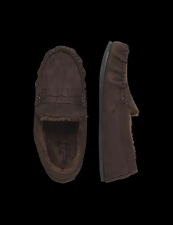 Leather Moccasin Slippers