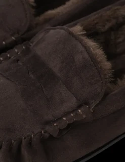 Leather Moccasin Slippers