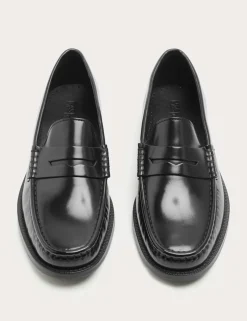 Leather Penny Loafers