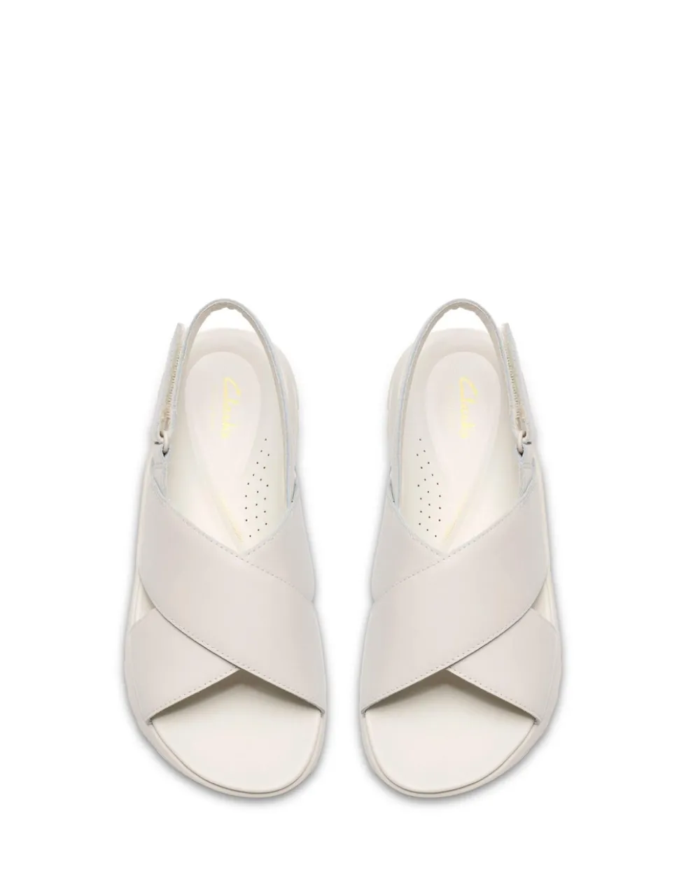 Leather Platform Slingback Sandals