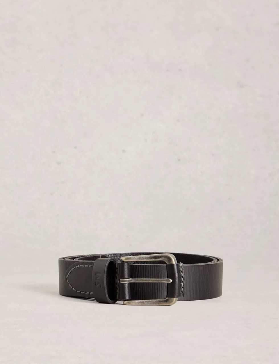 Leather Rectangular Buckle Belt