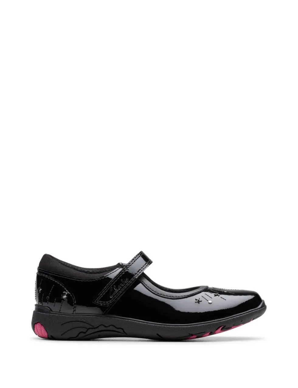 Leather Riptape School Shoes (8 Small-2½ Large)